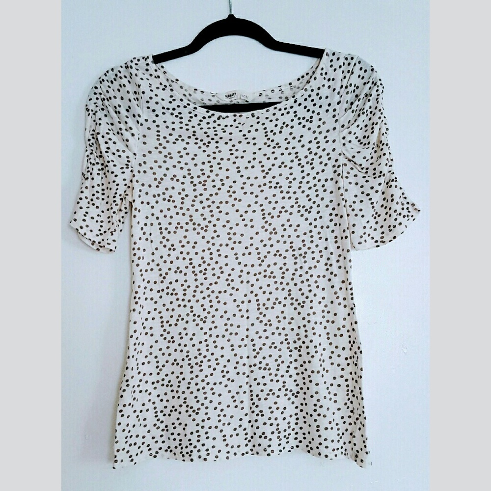 Old Navy Women's Shirt w/  Polka Dots